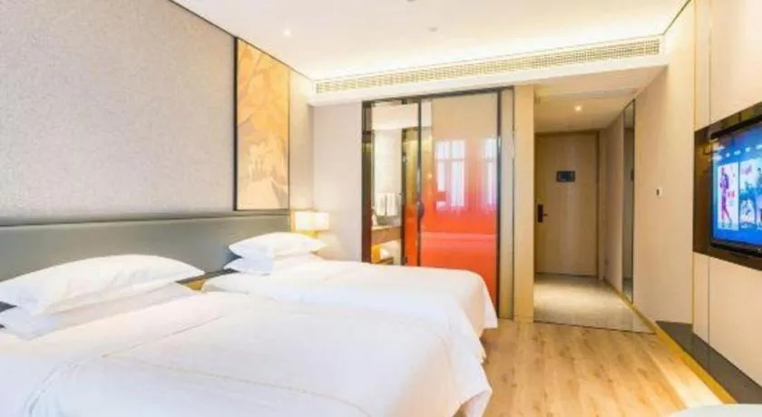 Bed in The Hotel V Nanjing Lishui