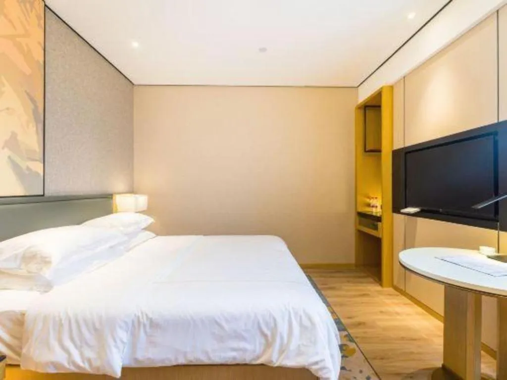 Bed in The Hotel V Nanjing Lishui