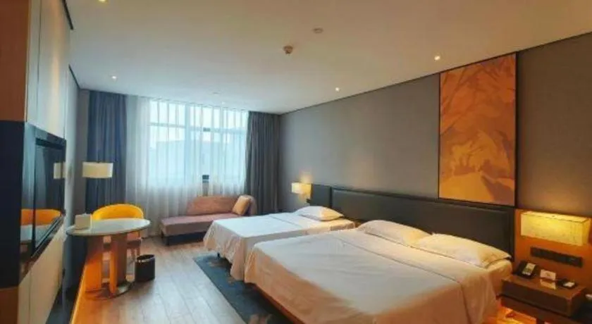 Bed in The Hotel V Nanjing Lishui