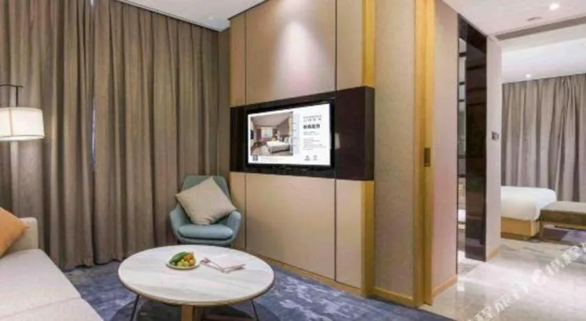 Bed in The Hotel V Nanjing Lishui