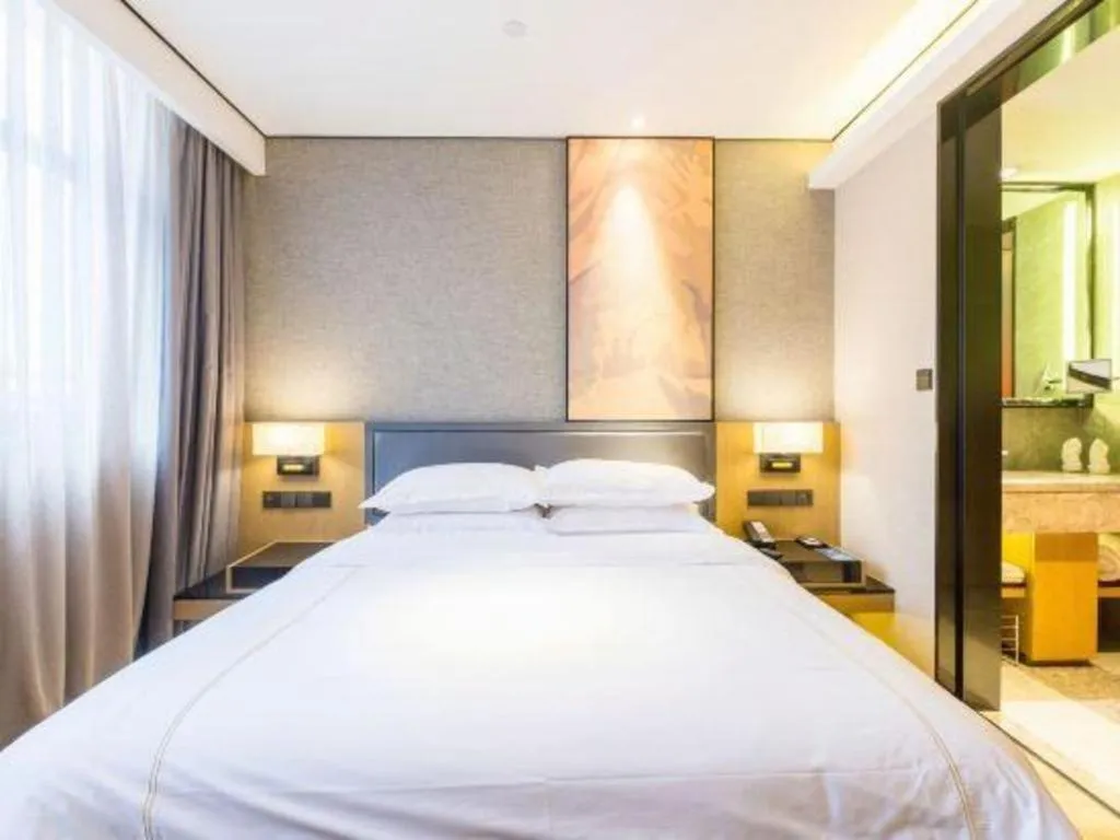 Bed in The Hotel V Nanjing Lishui