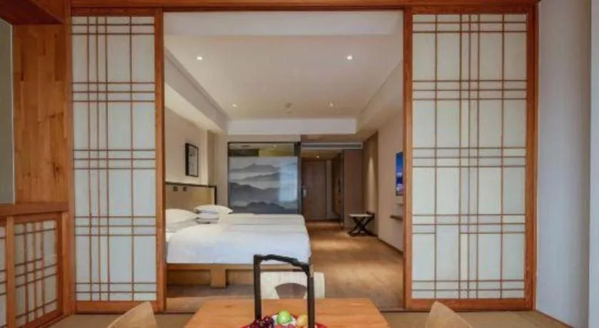 Bed in The Hotel V Nanjing Confucius Temple