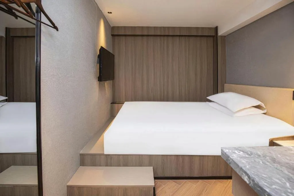Bed in Starway Hotel(Shuiximen Street,Nanjing)