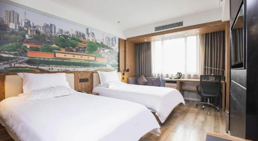 Bed in Starway Hotel(Shuiximen Street,Nanjing)