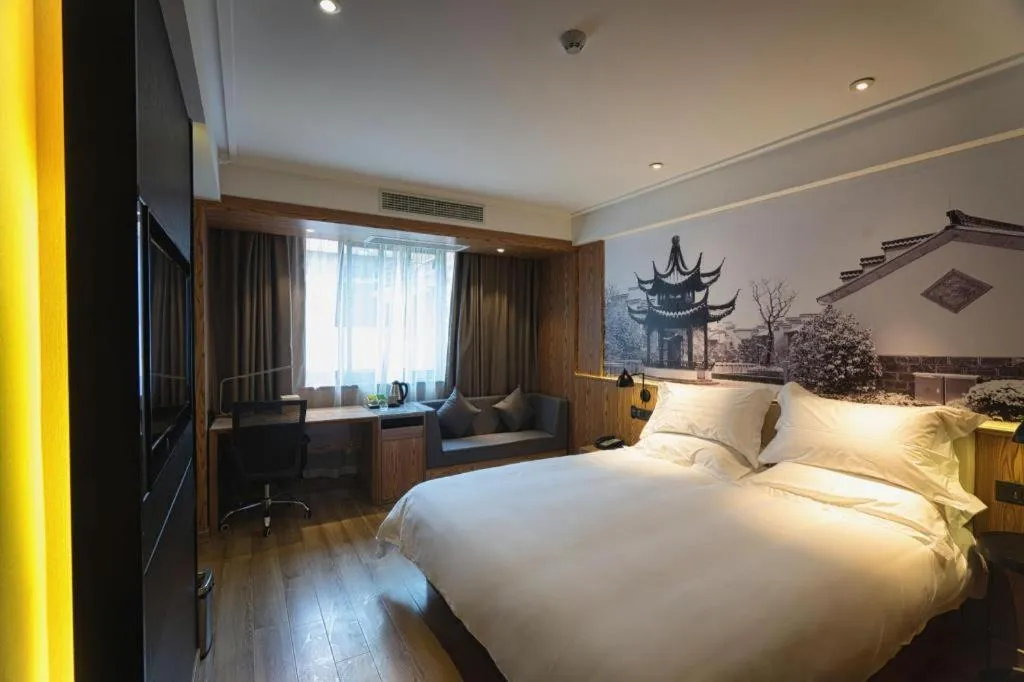 Bed in Starway Hotel(Shuiximen Street,Nanjing)