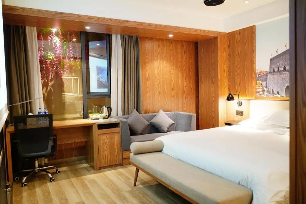 Bed in Starway Hotel(Shuiximen Street,Nanjing)