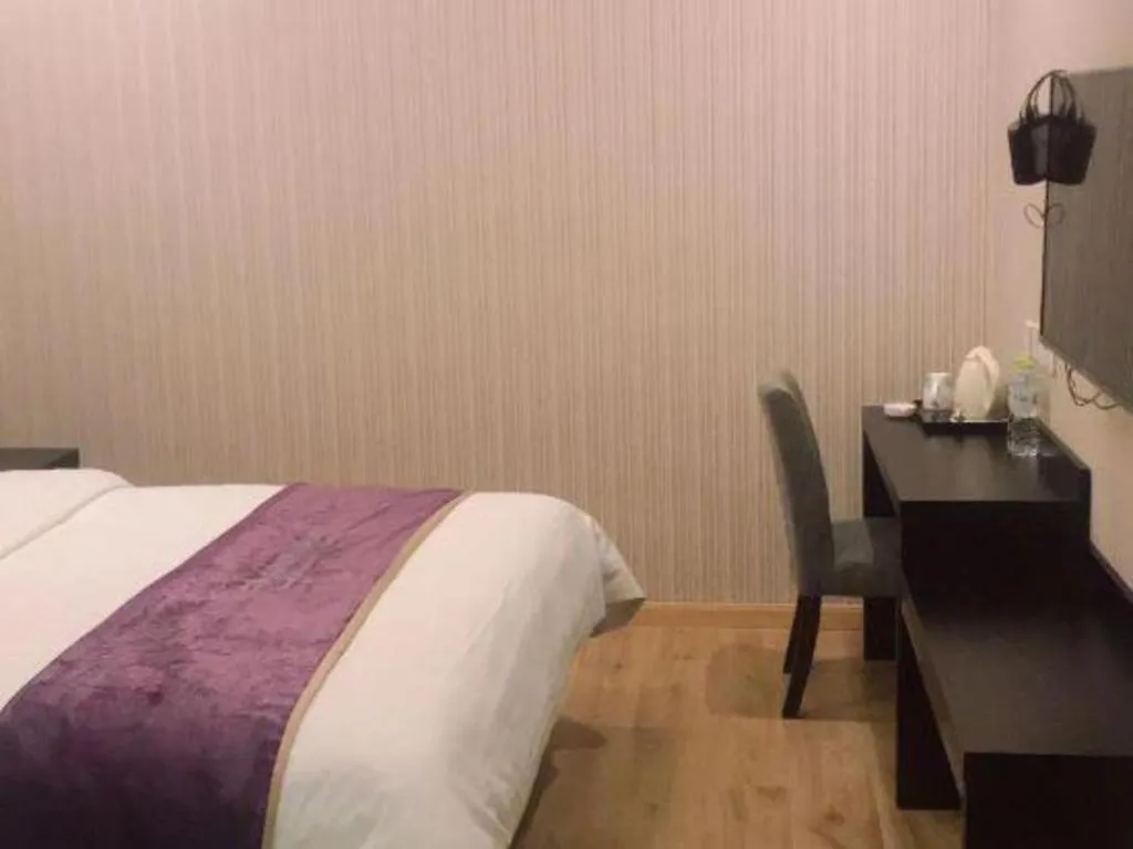 Bed in City 118 Hotel Qingdao Boardcast Tower