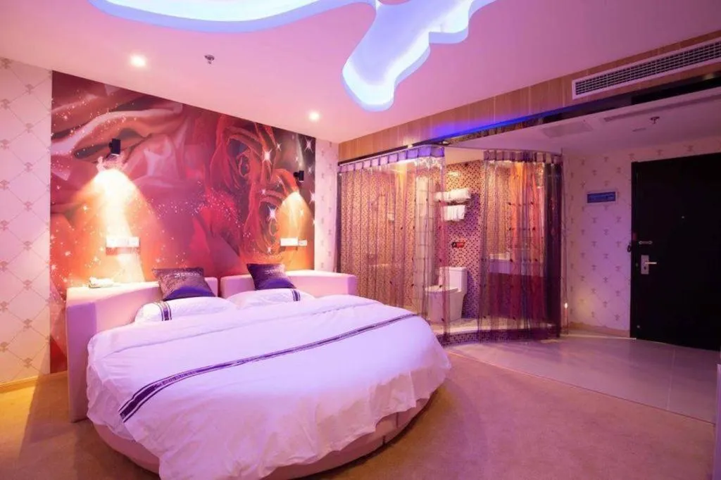 Bed in City 118 Hotel Qingdao Boardcast Tower