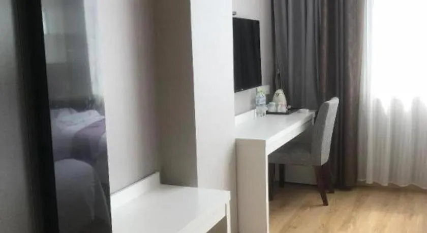 Bed in City 118 Hotel Qingdao Boardcast Tower