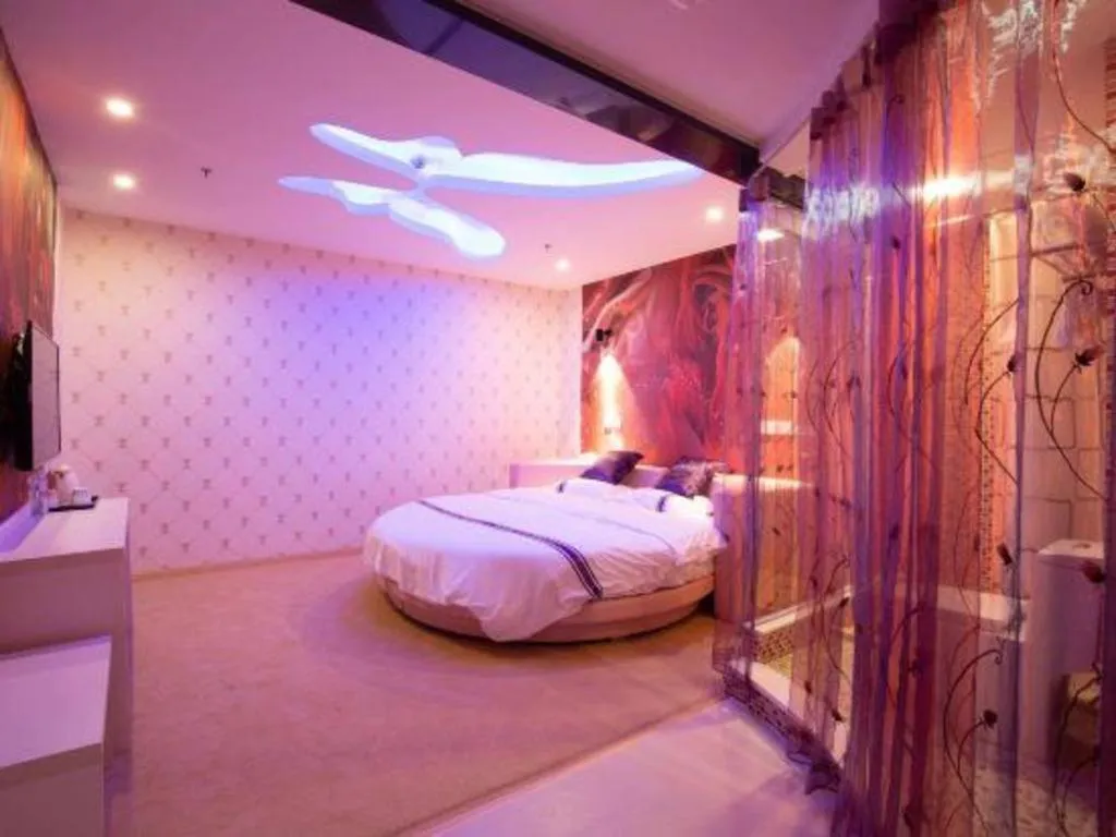 Bed in City 118 Hotel Qingdao Boardcast Tower