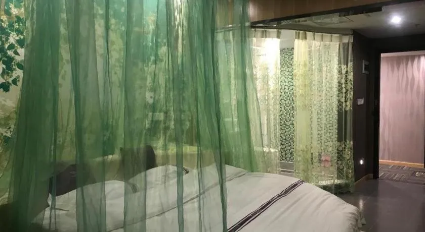 Bed in City 118 Hotel Qingdao Boardcast Tower