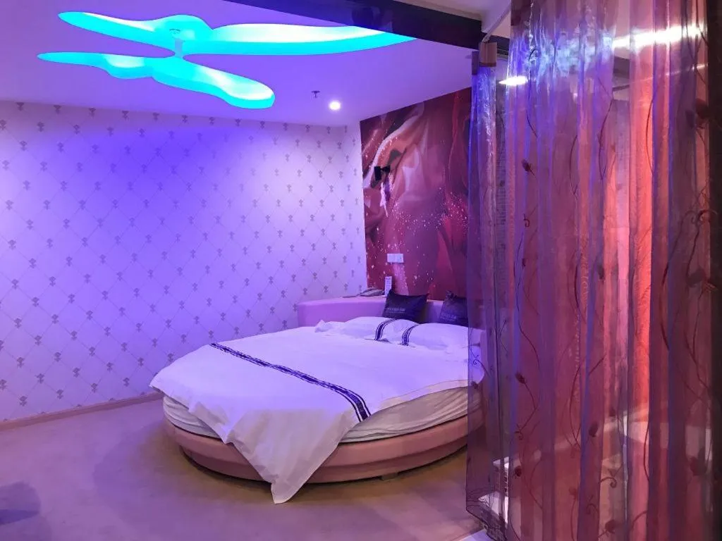 Bed in City 118 Hotel Qingdao Boardcast Tower