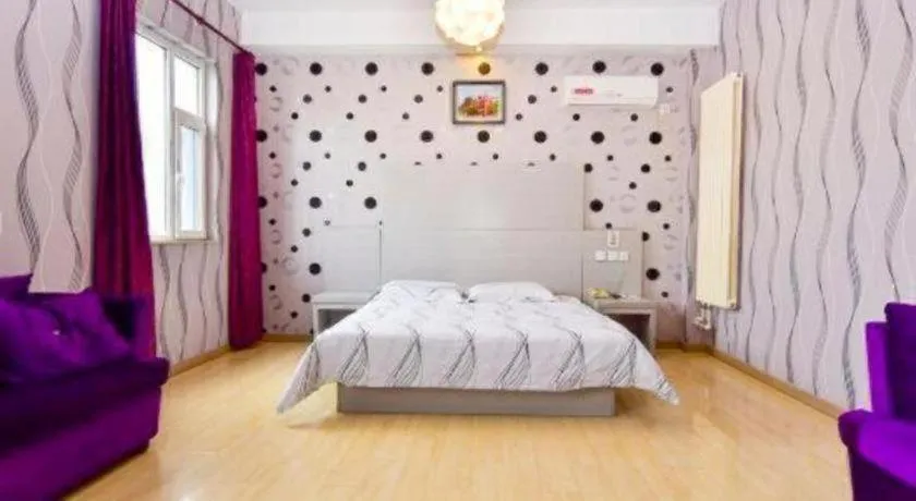 Bed in City 118 Hotel Qingdao Licang Pedestrian Street