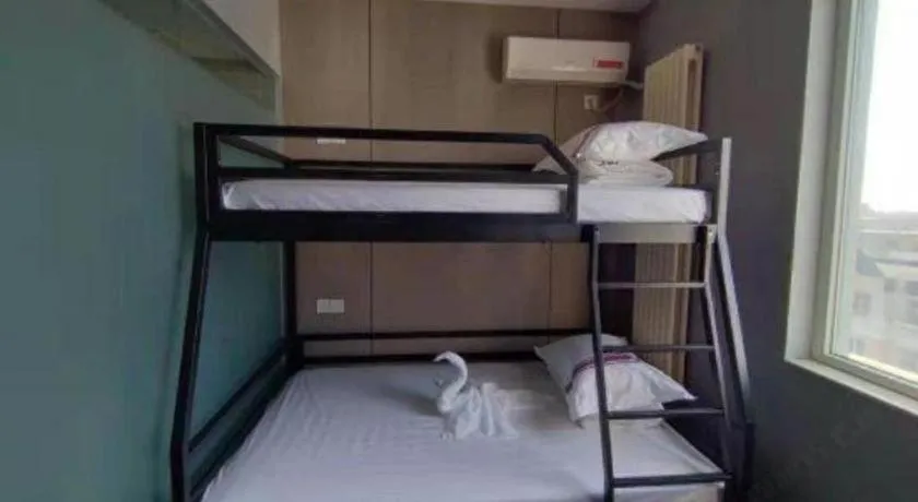 Bed in City 118 Hotel Qingdao Licang Pedestrian Street
