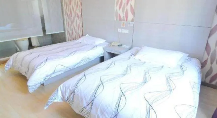 Bed in City 118 Hotel Qingdao Licang Pedestrian Street