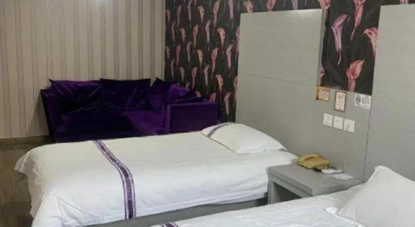 Bed in City 118 Hotel Qingdao Licang Pedestrian Street