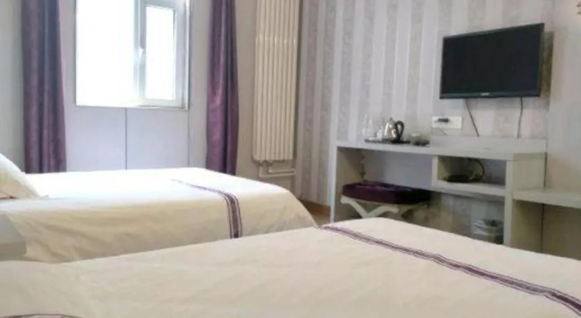 Bed in City 118 Hotel Qingdao Licang Pedestrian Street