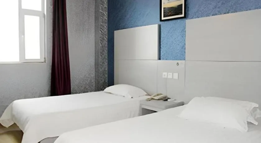 Bed in City 118 Hotel Qingdao Licang Pedestrian Street