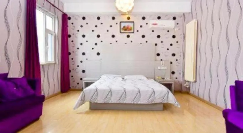 Bed in City 118 Hotel Qingdao Licang Pedestrian Street