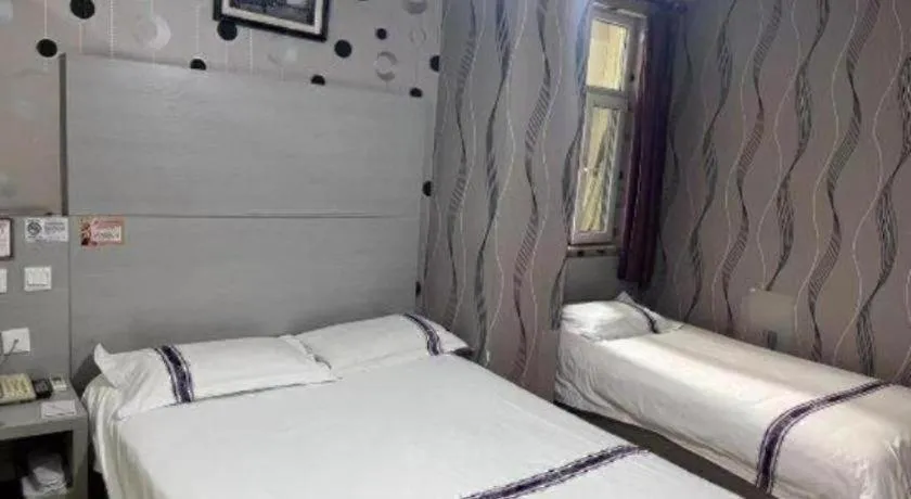 Bed in City 118 Hotel Qingdao Licang Pedestrian Street