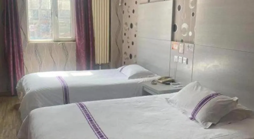 Bed in City 118 Hotel Qingdao Licang Pedestrian Street