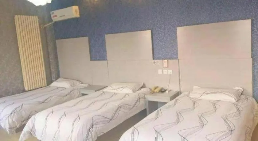 Bed in City 118 Hotel Qingdao Licang Pedestrian Street