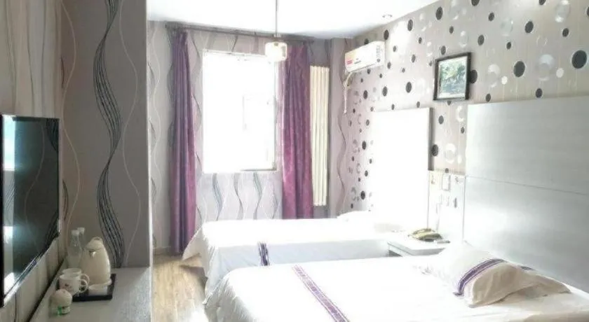 Bed in City 118 Hotel Qingdao Licang Pedestrian Street