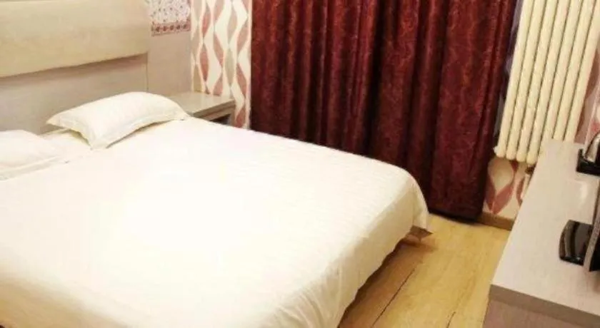 Bed in City 118 Hotel Qingdao Licang Pedestrian Street
