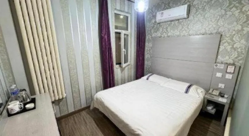 Bed in City 118 Hotel Qingdao Licang Pedestrian Street