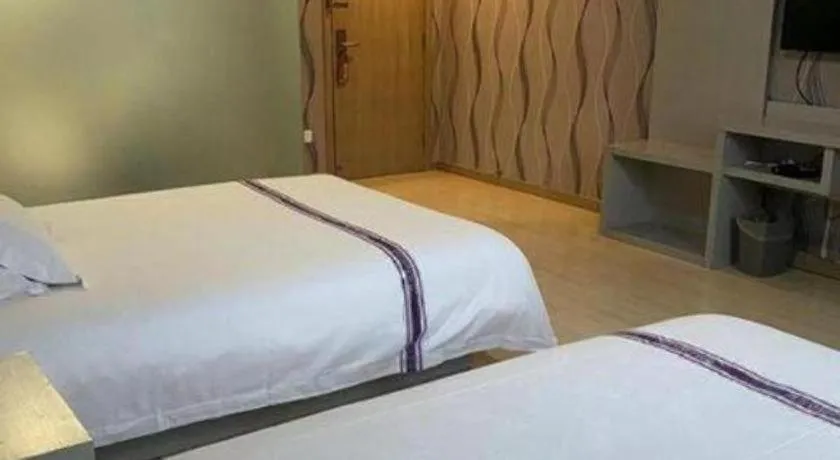 Bed in City 118 Hotel Qingdao Licang Pedestrian Street
