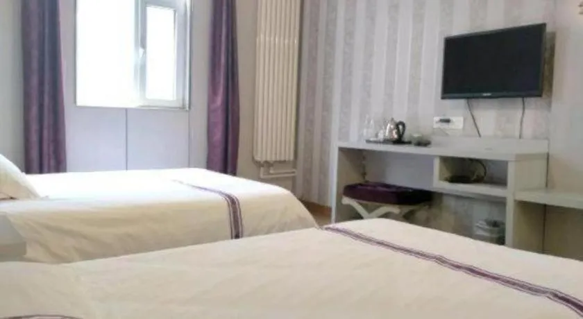 Bed in City 118 Hotel Qingdao Licang Pedestrian Street
