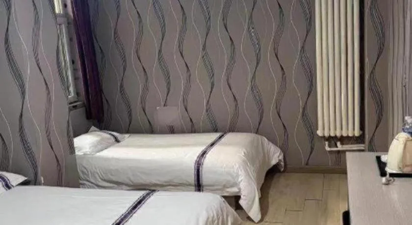 Bed in City 118 Hotel Qingdao Licang Pedestrian Street