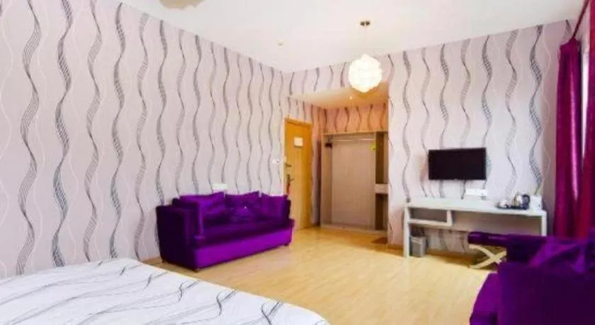 Bed in City 118 Hotel Qingdao Licang Pedestrian Street