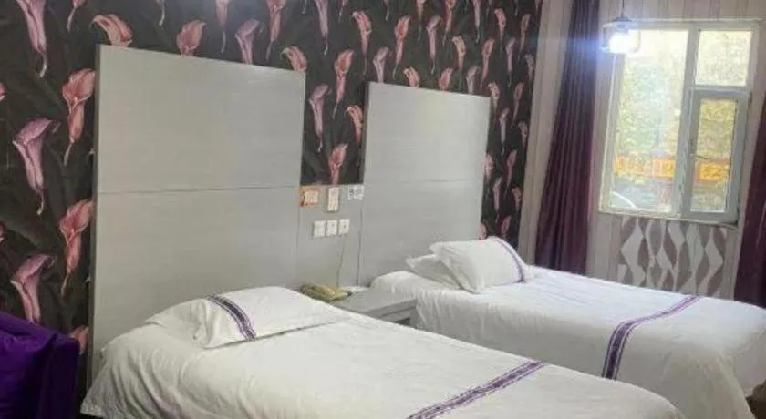Bed in City 118 Hotel Qingdao Licang Pedestrian Street