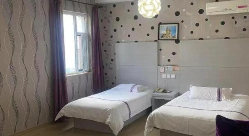 Bed in City 118 Hotel Qingdao Licang Pedestrian Street