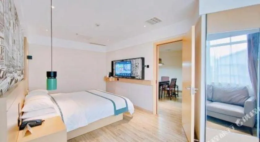 Bed in City Comfort Inn Changsha Huangxing Avenue Airport Longhua Metro Station