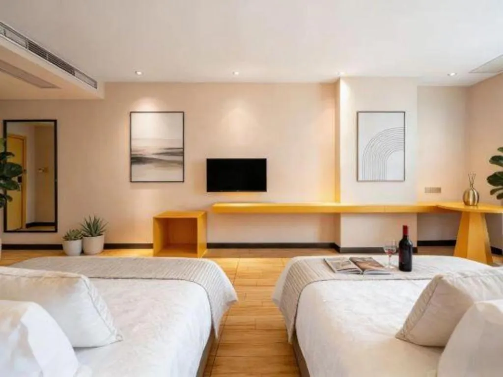 Bed in Borrman Hotel Dongguan Zhongtang