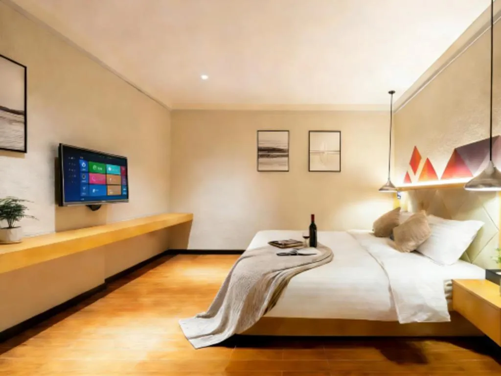 Bed in Borrman Hotel Dongguan Zhongtang