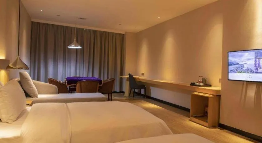 Bed in Borrman Hotel Dongguan Zhongtang