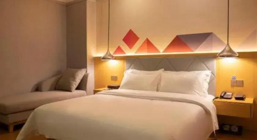 Bed in Borrman Hotel Dongguan Zhongtang Bed in Borrman Hotel Dongguan Zhongtang