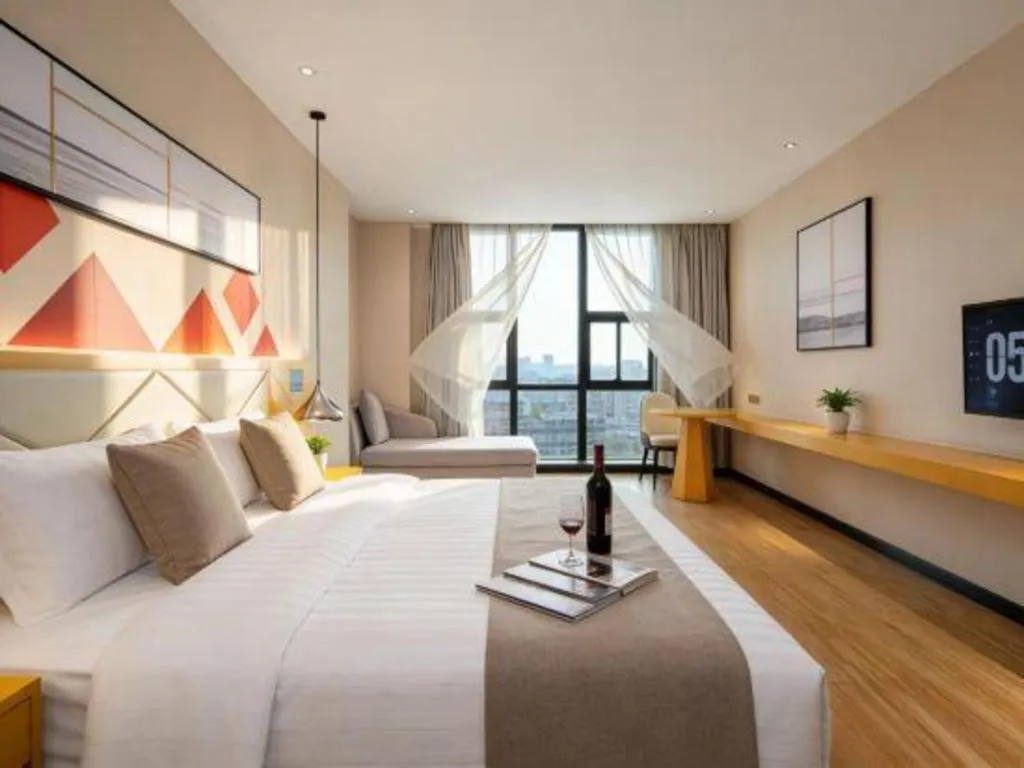 Bed in Borrman Hotel Dongguan Zhongtang