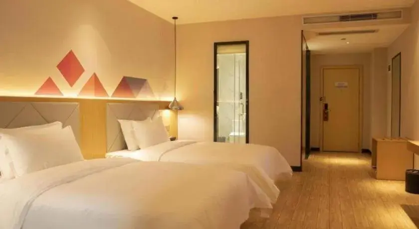 Bed in Borrman Hotel Dongguan Zhongtang Bed in Borrman Hotel Dongguan Zhongtang