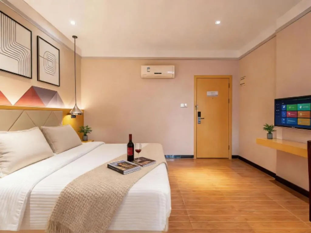 Bed in Borrman Hotel Dongguan Zhongtang