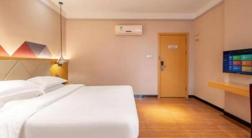 Bed in Borrman Hotel Dongguan Zhongtang