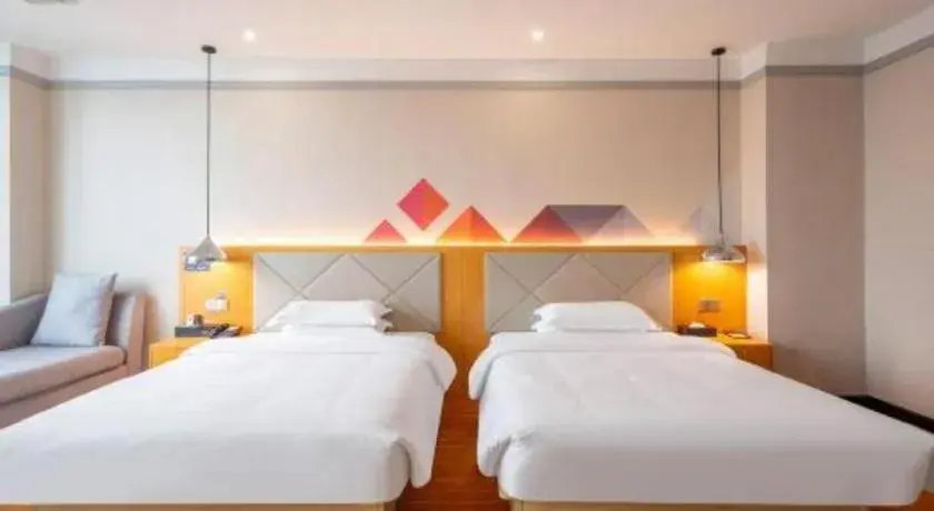 Bed in Borrman Hotel Dongguan Zhongtang Bed in Borrman Hotel Dongguan Zhongtang