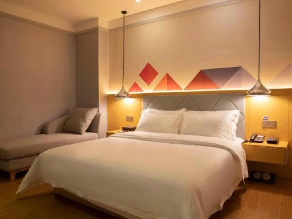 Bed in Borrman Hotel Dongguan Zhongtang