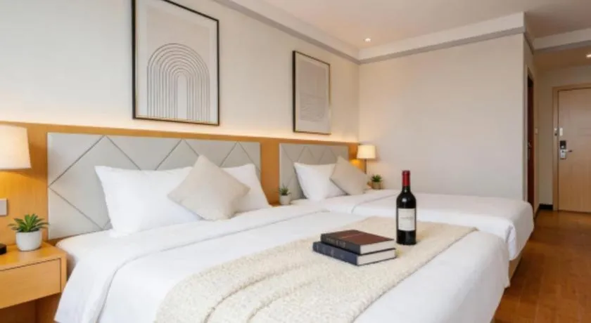 Bed in Borrman Hotel Dongguan Zhongtang