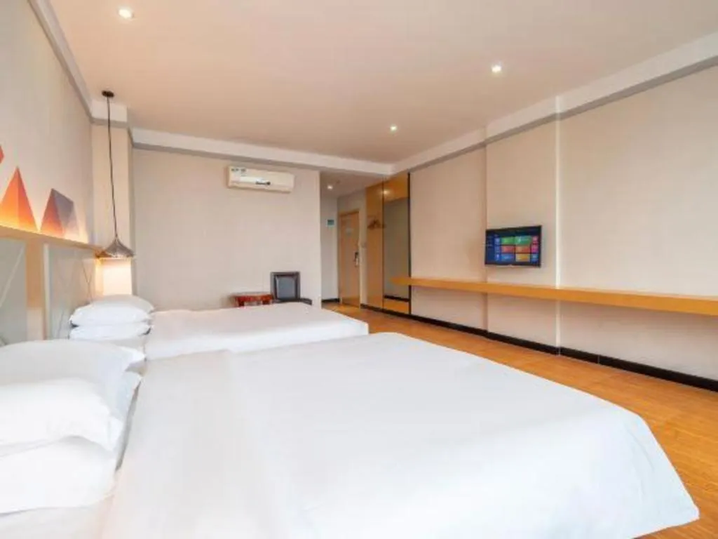 Bed in Borrman Hotel Dongguan Zhongtang