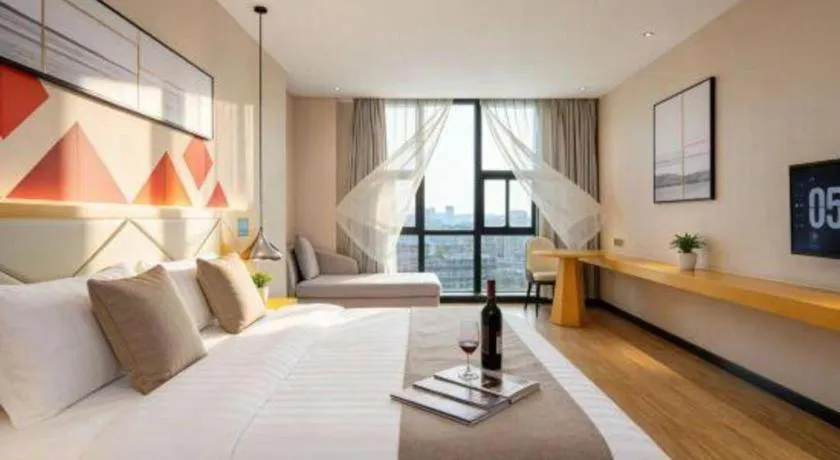 Bed in Borrman Hotel Dongguan Zhongtang