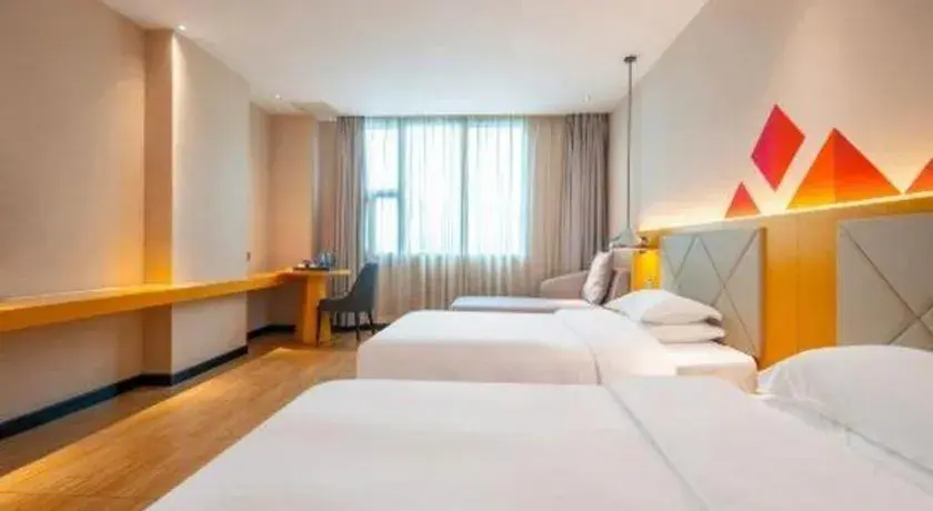 Bed in Borrman Hotel Dongguan Zhongtang Bed in Borrman Hotel Dongguan Zhongtang